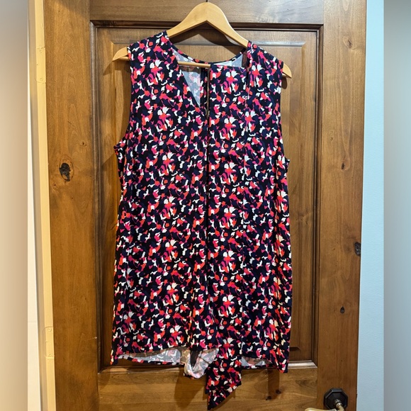 American Retro Sleeveless Jumper/Romper - Picture 1 of 5
